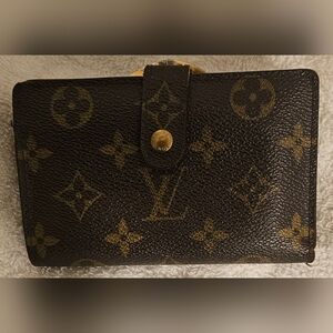 Louis Vuitton Louis Vuitton Portefeuille viennois Brown kisslock wallet